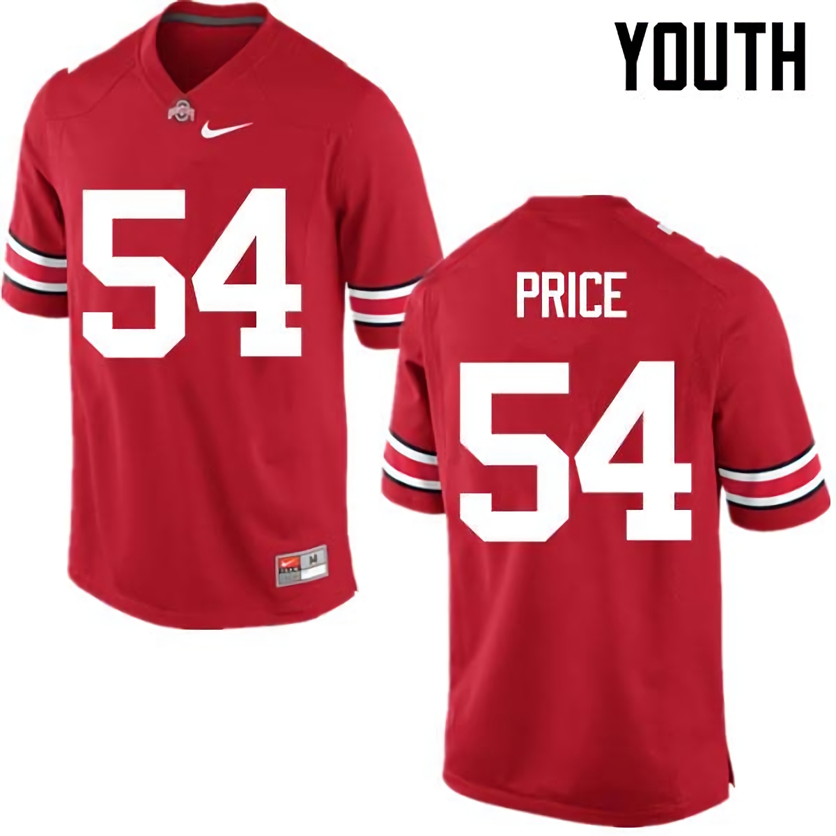 Billy Price Ohio State Buckeyes Youth NCAA #54 Nike Red College Stitched Football Jersey ZEH5356SC
